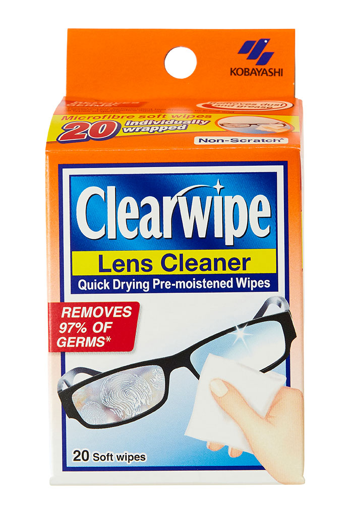 Want clean lenses with one wipe at anytime?