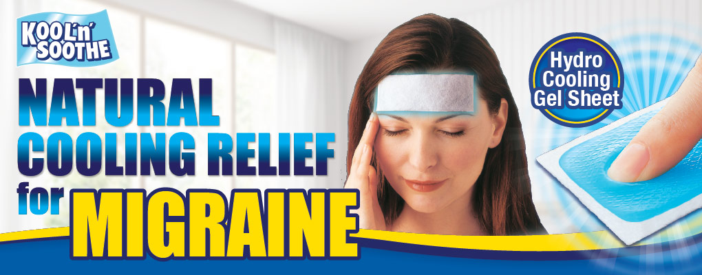 Kool'n'Soothe natural cooling relief for migraines